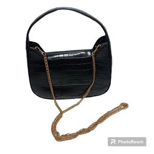 Urban expressions Black Mini Quilted Crossbody Fashion Bag certified vegan